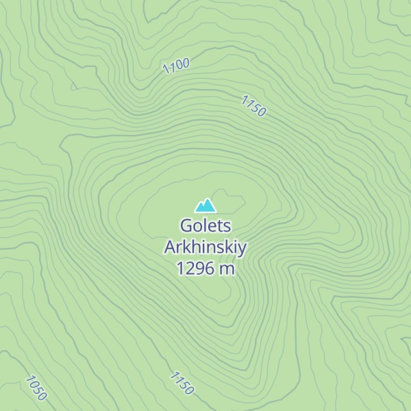 Map of Golets Arkhinskiy