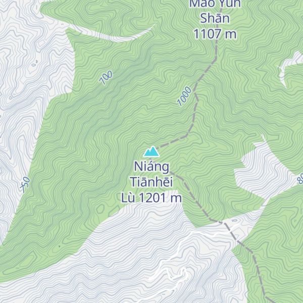 Map of Niáng Tiānhēi Lù