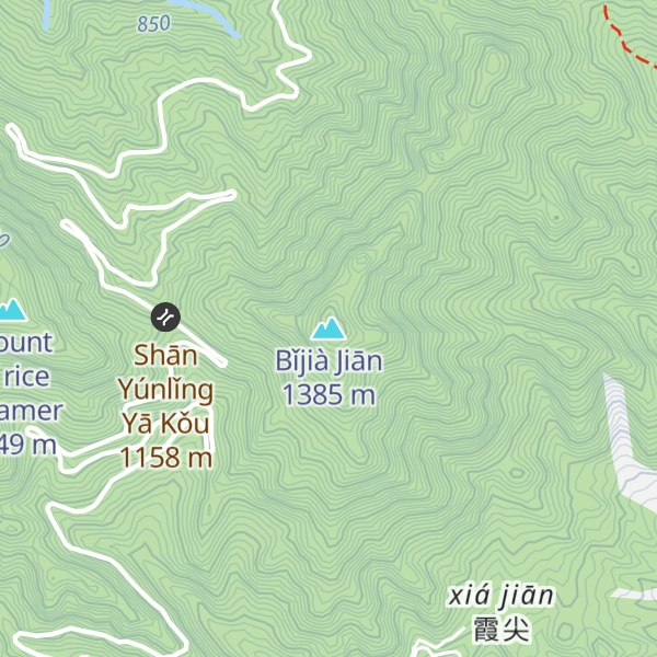 Map of Bǐjià Jiān