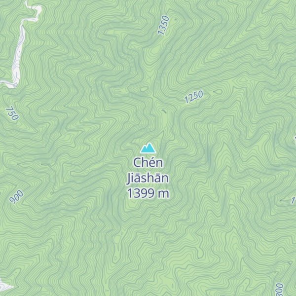 Map of Chén Jiāshān