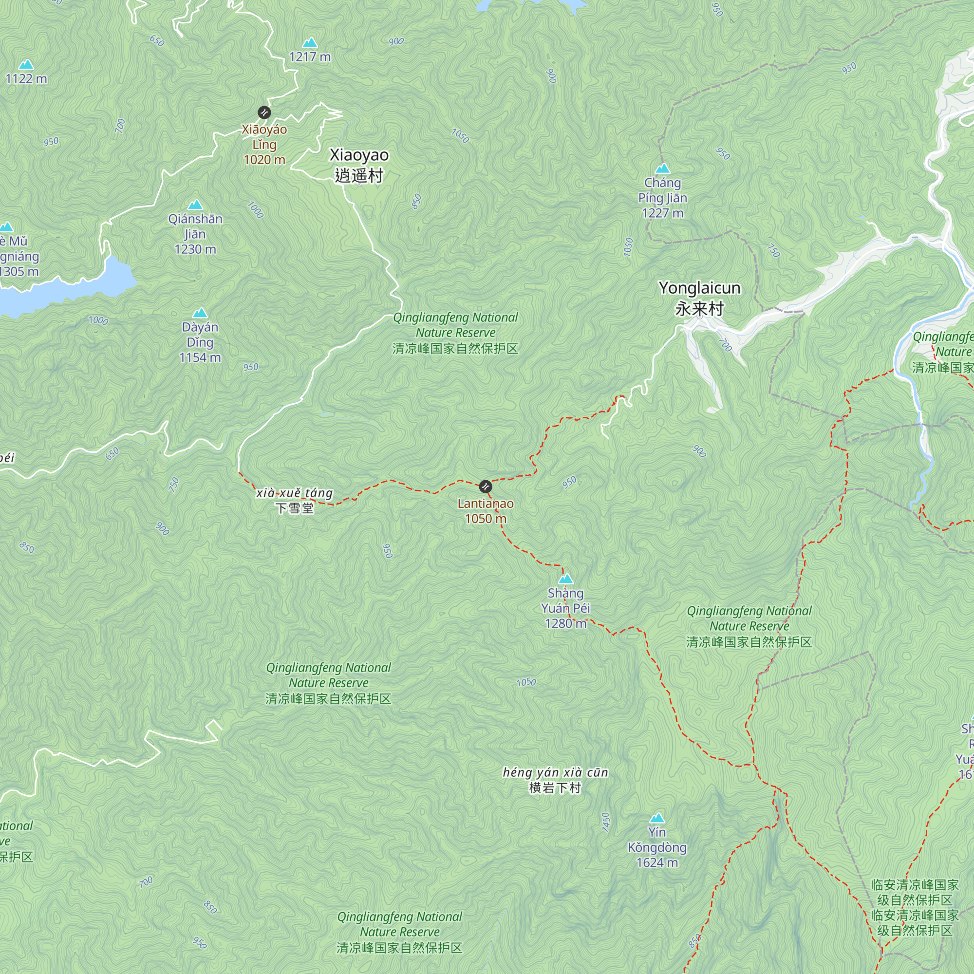 Lántiān āO map