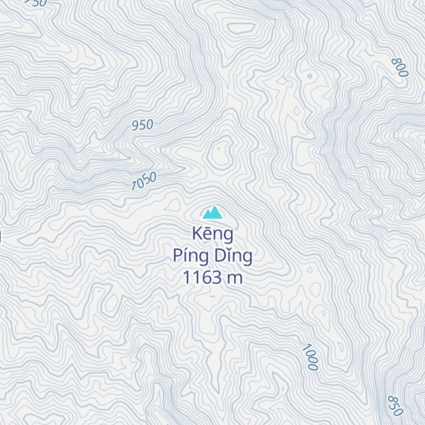 Map of Kēng Píng Dǐng