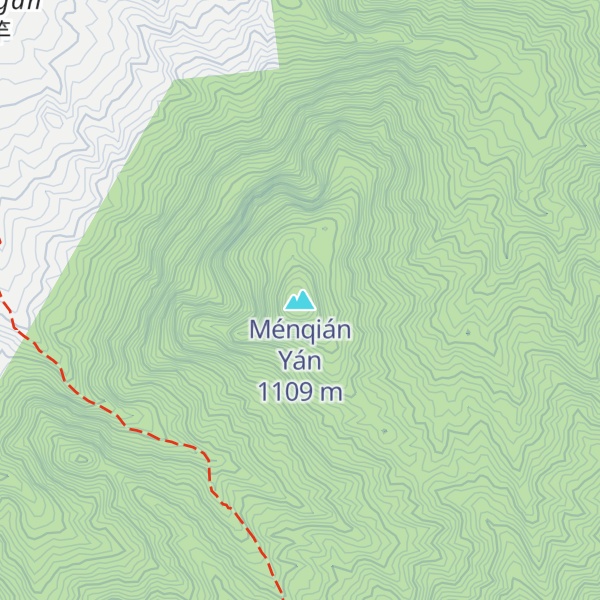 Map of Ménqián Yán