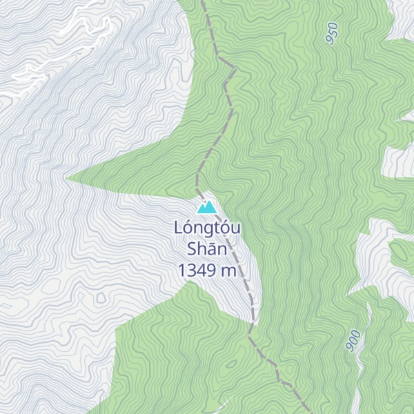 Map of Lóngtóu Shān
