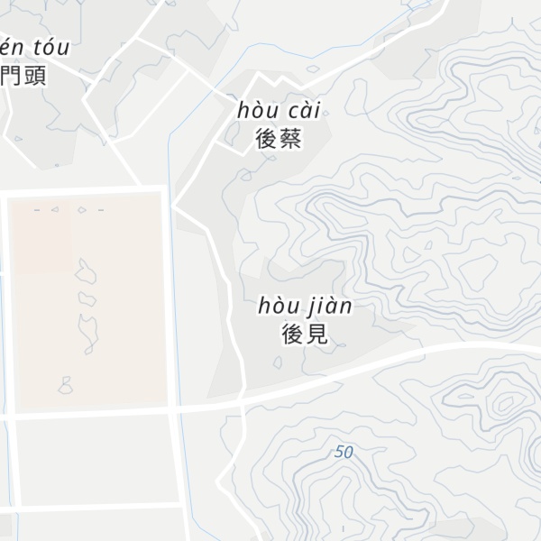 Map of Douxia Shan