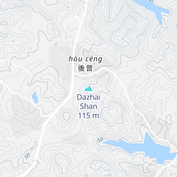 Map of Dazhai Shan