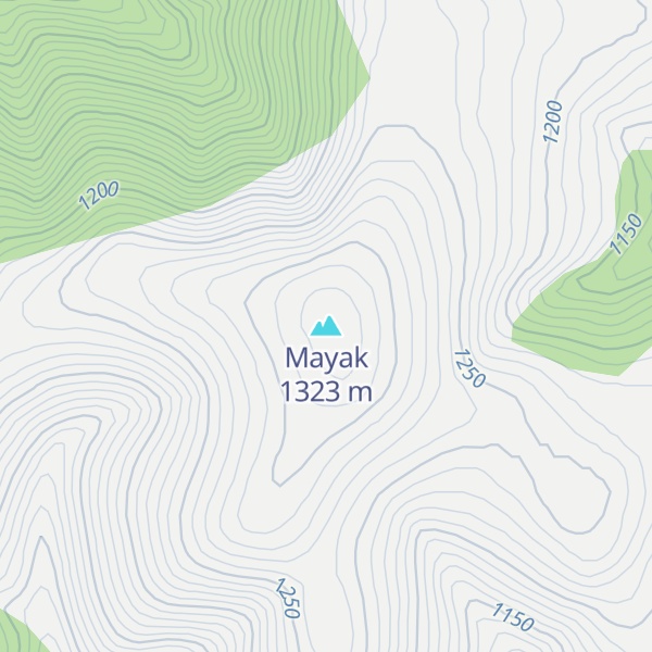 Map of Mayak