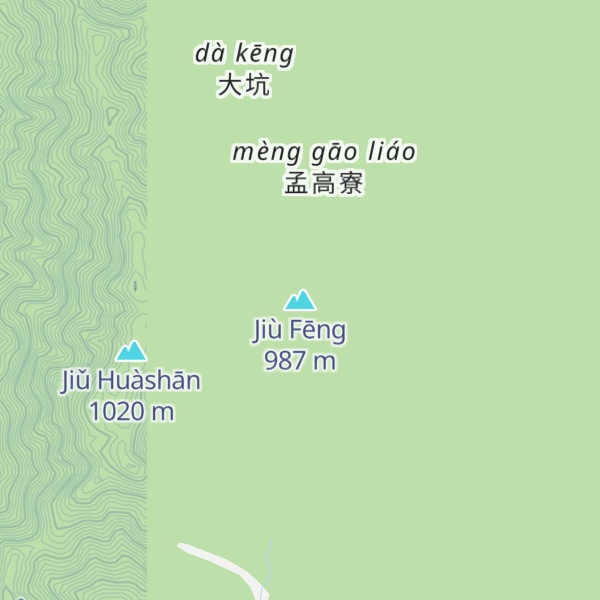 Map of Jiù Fēng