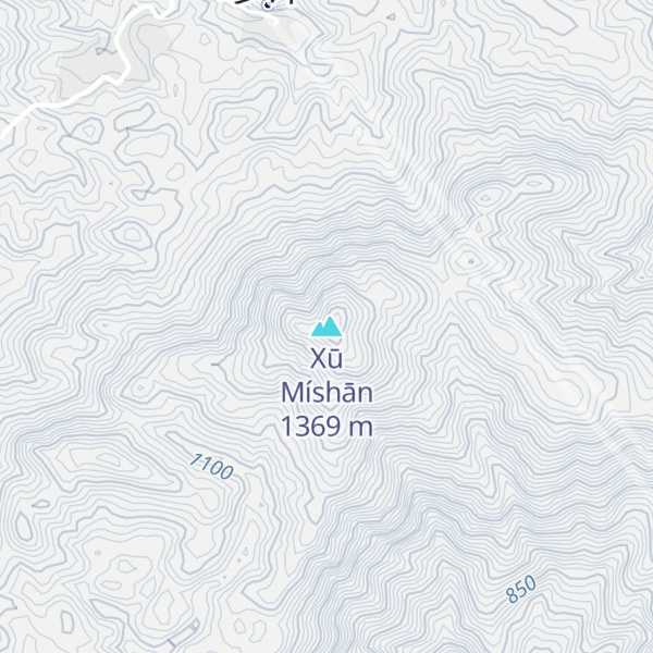 Map of Xū Míshān