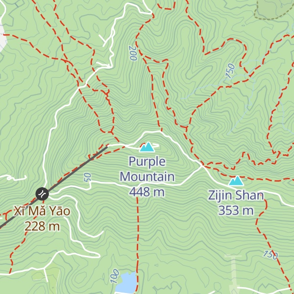 Map of Purple Mountain