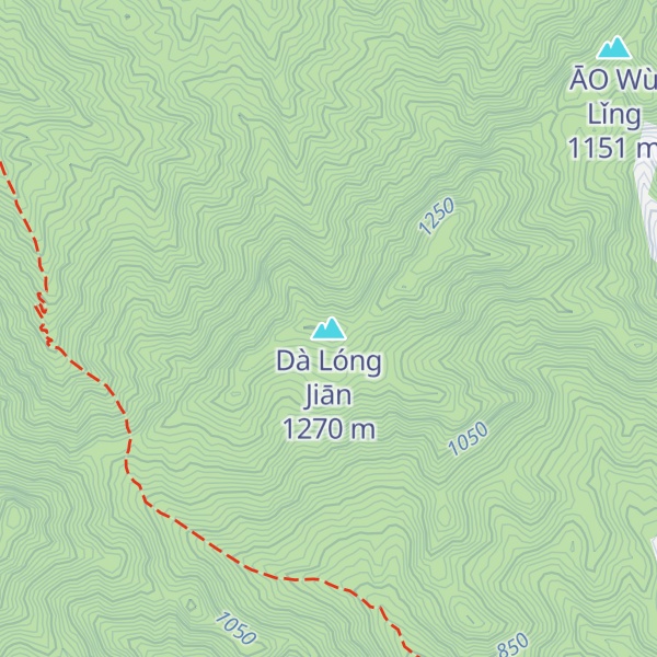 Map of Dà Lóng Jiān