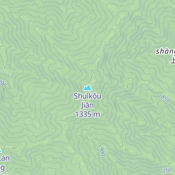 Map of Shuǐkǒu Jiān