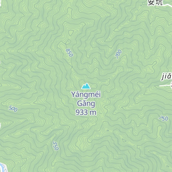 Map of Yángméi Gǎng