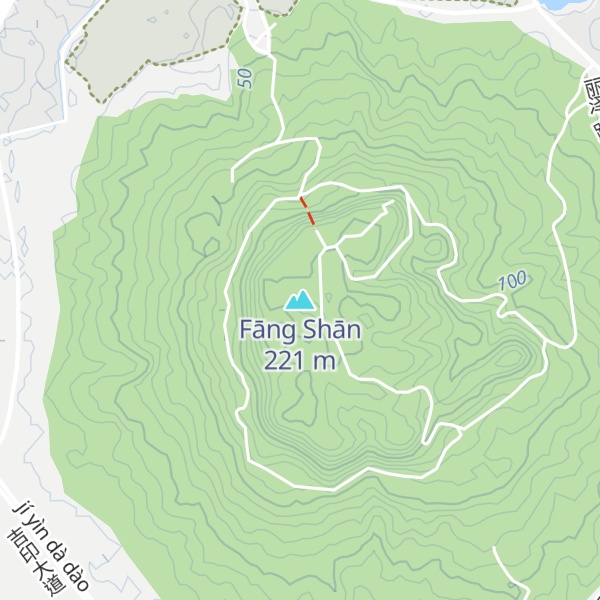 Map of Fāng Shān