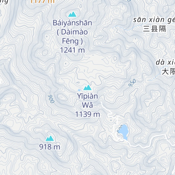 Map of Yīpiàn Wǎ
