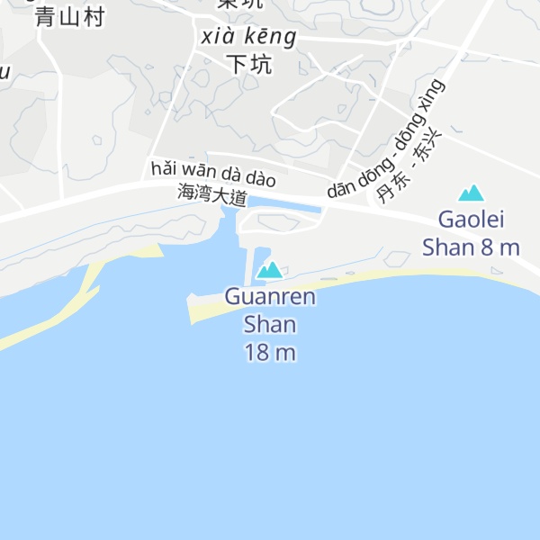 Map of Guanren Shan