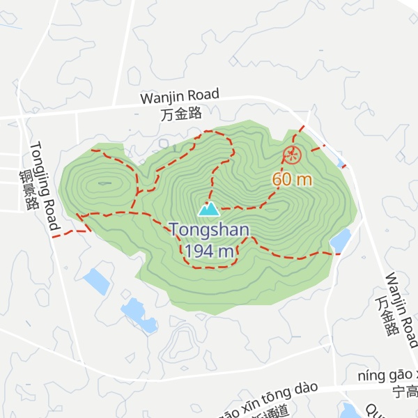 Map of Tongshan