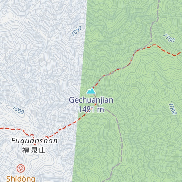 Map of Gechuanjian