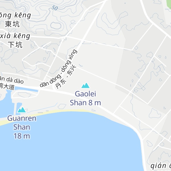 Map of Gaolei Shan