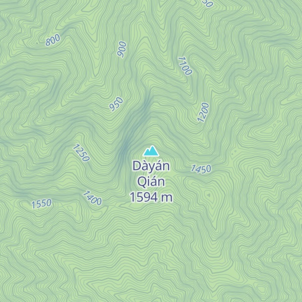 Map of Dàyán Qián