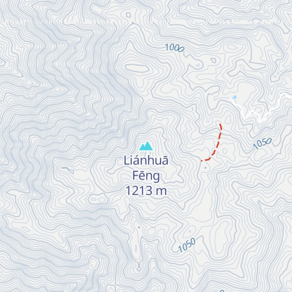 Map of Liánhuā Fēng