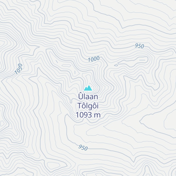 Map of Ûlaan Tôlgôi