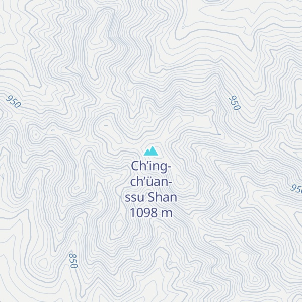 Map of Ch’ing-ch’üan-ssu Shan
