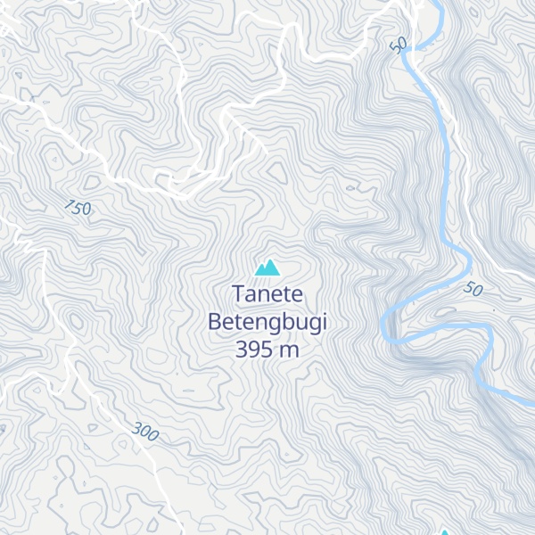 Map of Tanete Betengbugi