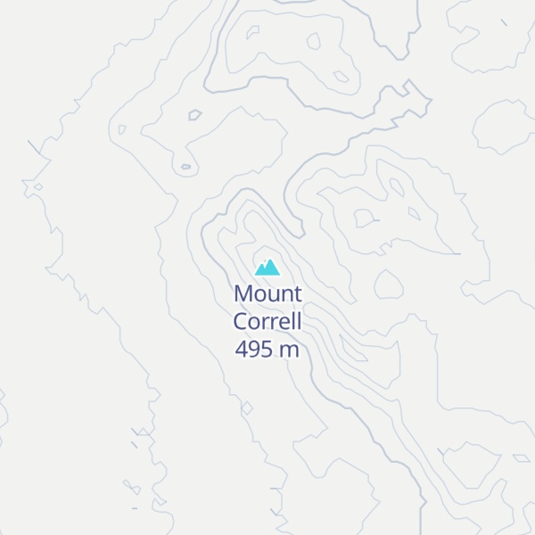 Map of Mount Correll