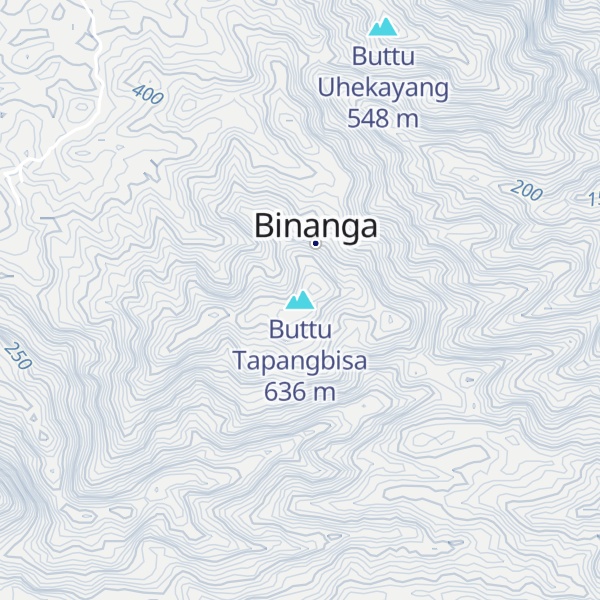 Map of Buttu Tapangbisa