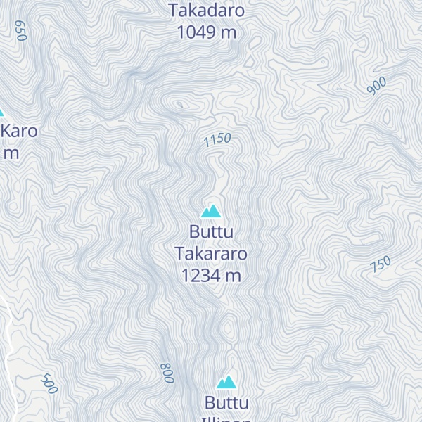 Map of Buttu Takararo