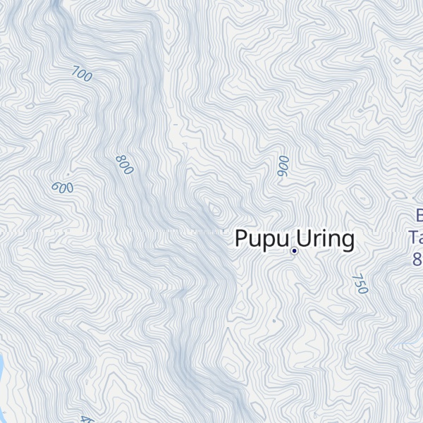 Map of Buttu Kayang