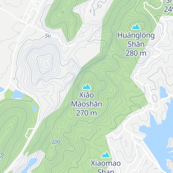 Map of Xiǎo Máoshān