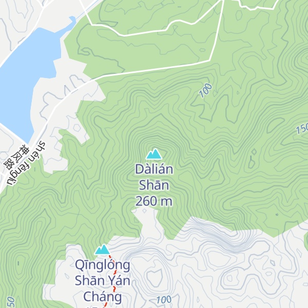Map of Dàlián Shān
