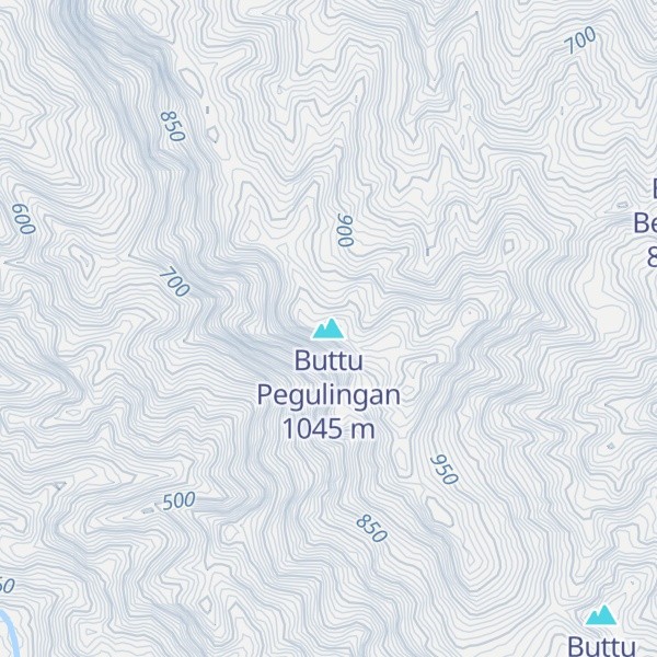 Map of Buttu Pegulingan
