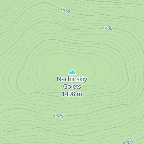 Map of Nachinskiy Golets