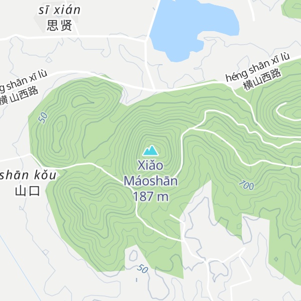 Map of Xiǎo Máoshān