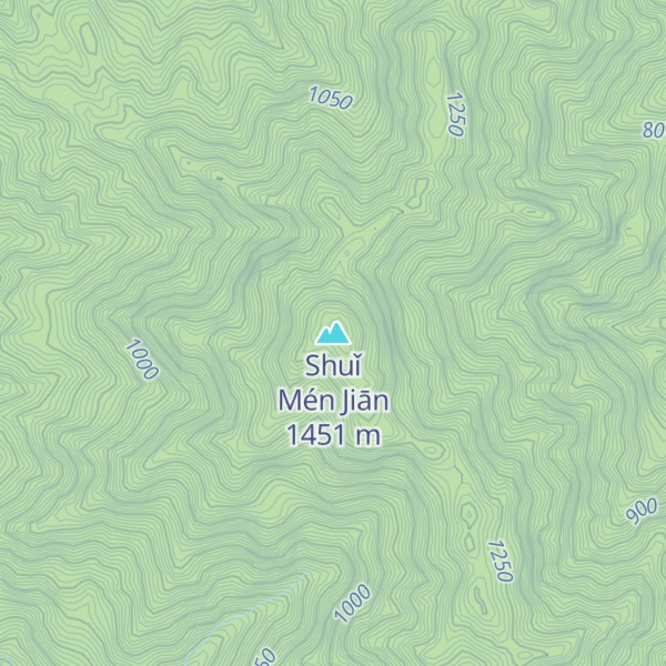 Map of Shuǐ Mén Jiān