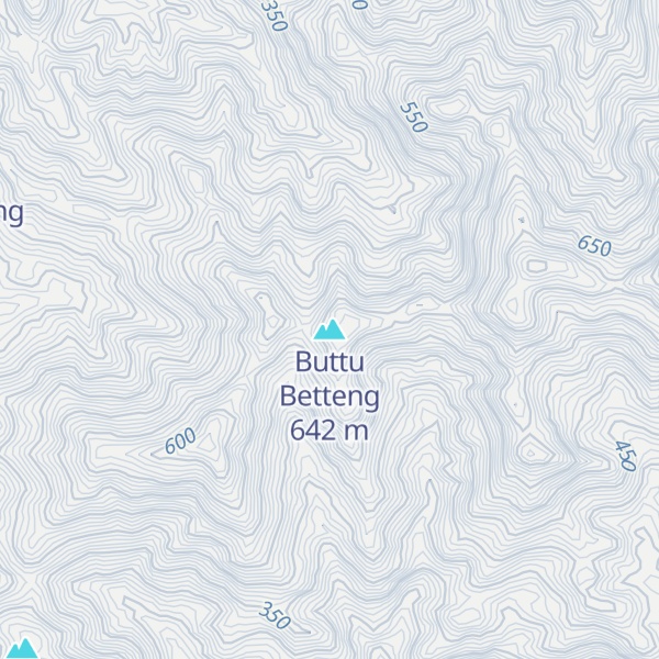 Map of Buttu Betteng
