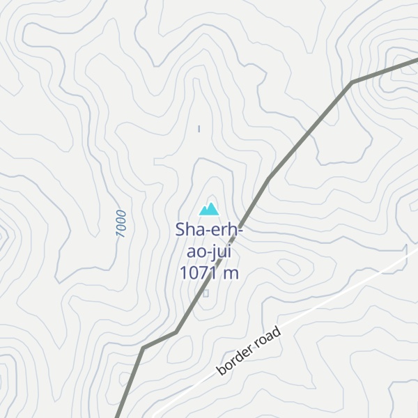 Map of Sha-erh-ao-jui
