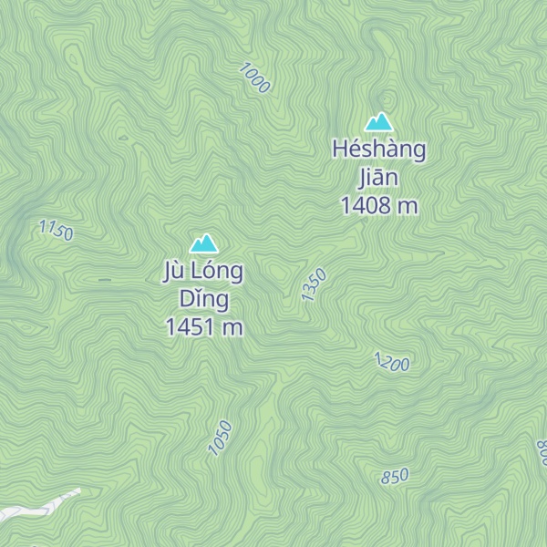 Map of Dòng Yán Jiān