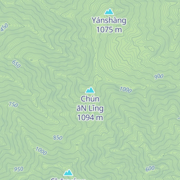 Map of Chún āN Lǐng