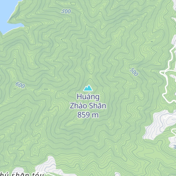 Map of Huáng Zhào Shān