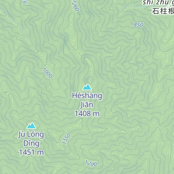 Map of Héshàng Jiān