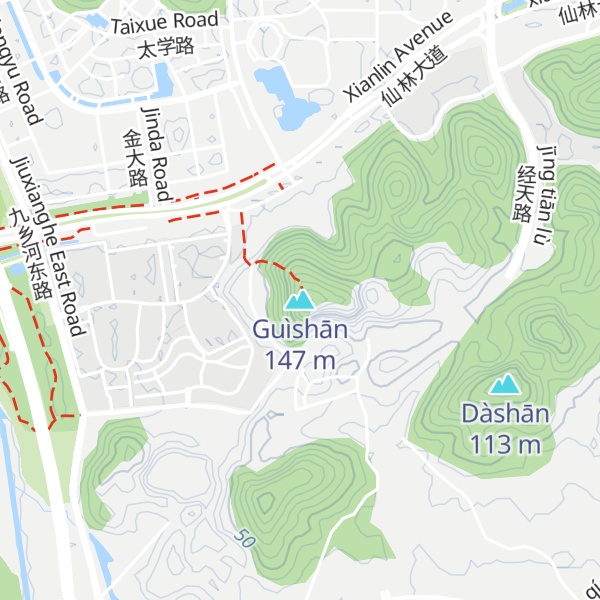 Map of Guìshān