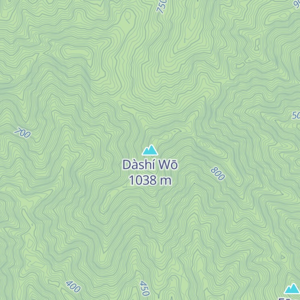 Map of Dàshí Wō