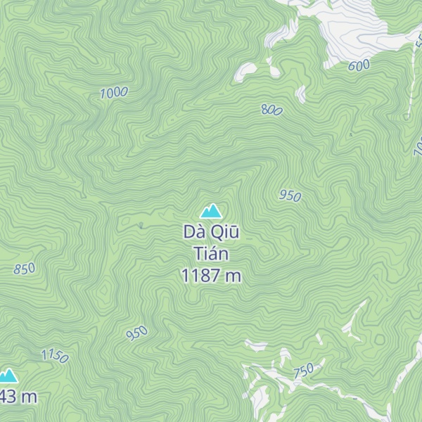 Map of Dà Qiū Tián
