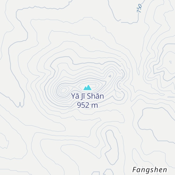 Map of Yā Jī Shān
