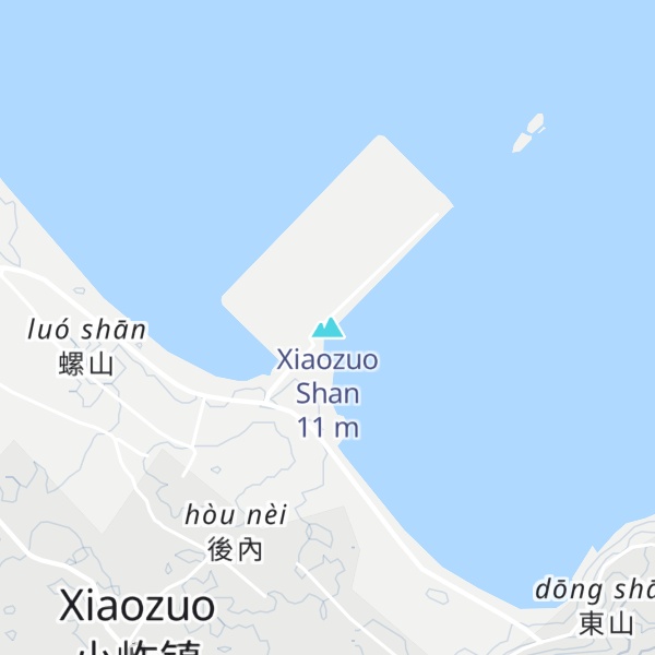 Map of Xiaozuo Shan