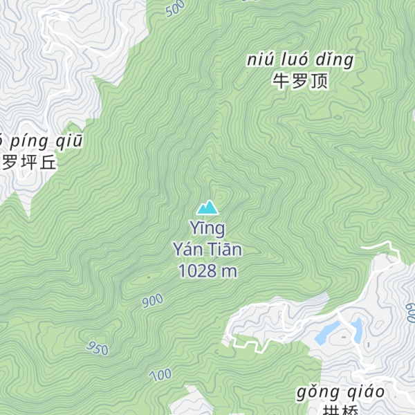 Map of Yīng Yán Tiān